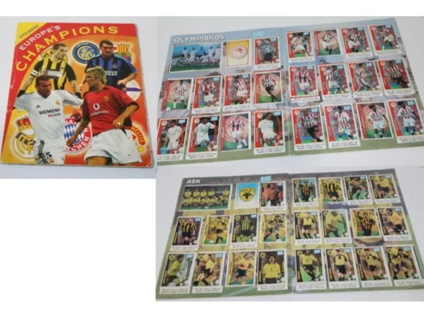 Άλμπουμ Europes Champions 1993 Συμπληρωμένο (Ολυμπιακός, ΑΕΚ)