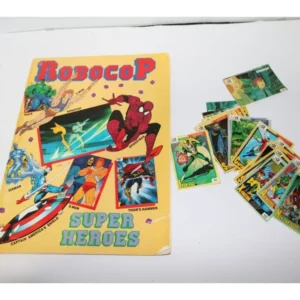 Άλμπουμ Robocop Super Heroes Αντωνιάδη – 64 Κολλημένα και 25 Ακόλλητα Χαρτάκια με Πλάτη