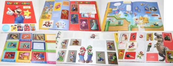 ΑΛΜΠΟΥΜ album PANINI SUPER MARIO ΓΕΡΜΑΝΙΚΟ ΕΧΕΙ 143 ΧΑΡΤΑΚΙΑ