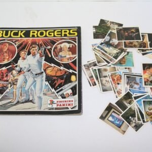 ΑΛΜΠΟΥΜ BUCK ROGERS ΕΧΕΙ 83 ΚΟΛΛΗΕΜΝΑ ΚΑΙ 65 ΑΚΟΛΛΗΤΑ ΧΑΡΤΑΚΙΑ ΜΕ ΠΛΑΤΗ, ΕΛΛΗΝΙΚΟ ΤΙΜΗ 115 ΕΥΡΩ
