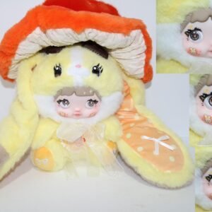 NOMMI 400% MUSHROOM HAT λουτρινο plush figure bunny anime figure toy Παιχνιδι κουνελι