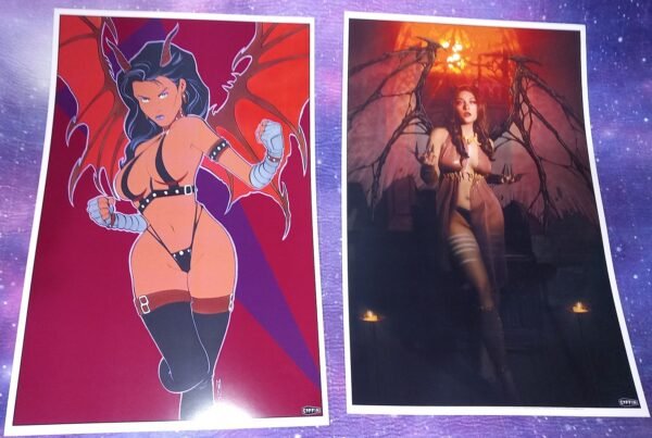 Kickstarter Print Limited Edition Art Lady Death Hell Witch poster αφισα ποστερ