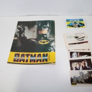 Άλμπουμ Μπάτμαν Κενό, Συμπληρωμένο Με 175 Ακόλλητα Χαρτάκια, Και Ένα Κενό Φακελάκι