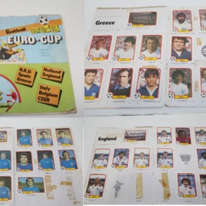Άλμπουμ Ευρο Καπ Ξενόγλωσσο για το Euro 1980 Κυκλοφόρησε και στην Ελλάδα Περιλαμβάνει και την Εθνική Ελλάδας Έχει 110 Χαρτάκια