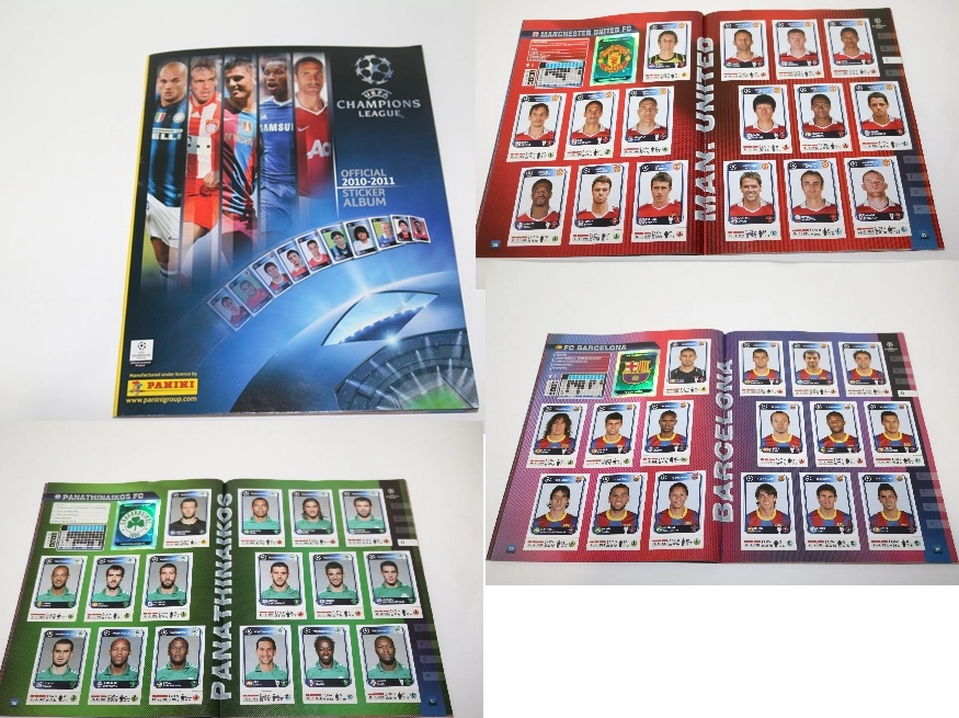 Άλμπουμ Champions League 2010–2011 Συμπληρωμένο, έχει ομάδα Παναθηναϊκού