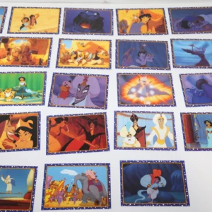 28 Ξενόγλωσσες Disney Aladdin Κάρτες με μπρος και πίσω όψη