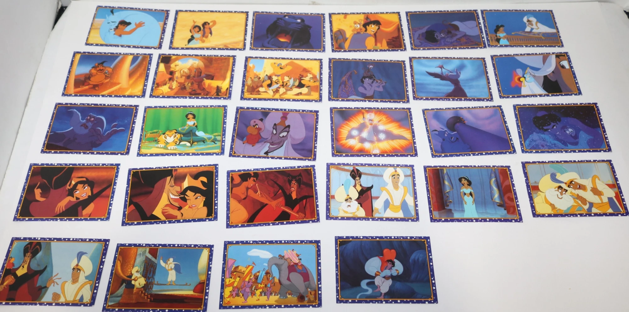 28 Ξενόγλωσσες Disney Aladdin Κάρτες με μπρος και πίσω όψη