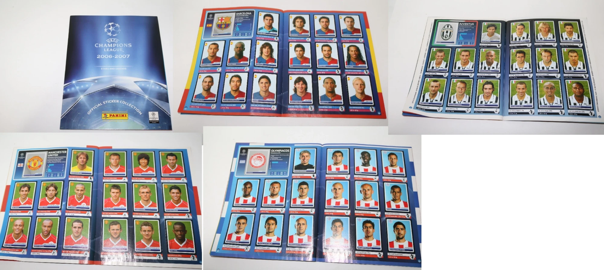 Άλμπουμ UEFA Champions League 2006–2007 Συμπληρωμένο και με την ομάδα του Ολυμπιακού
