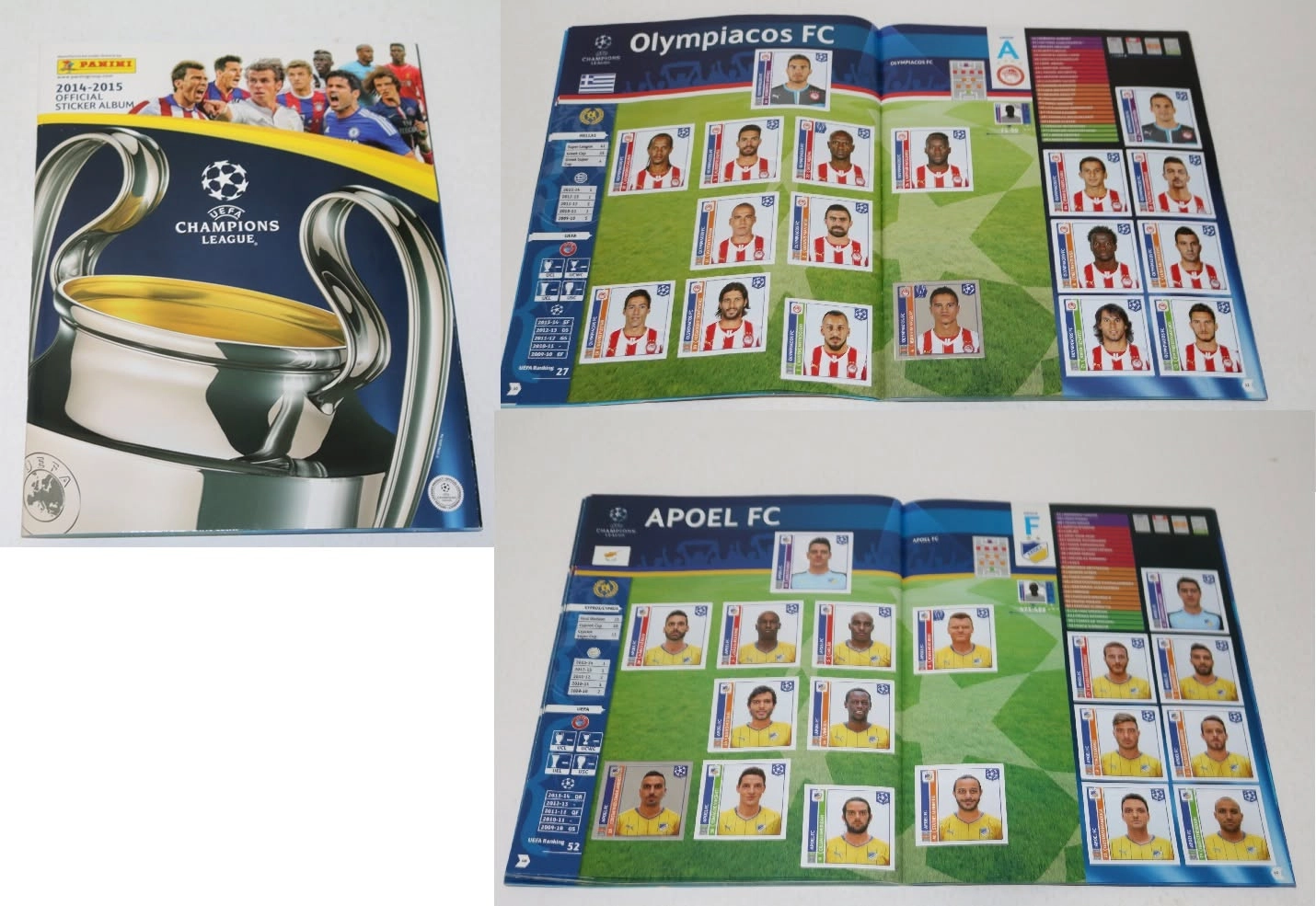 Άλμπουμ Champions League UEFA 2014 2015 Συμπληρωμένο Άριστο