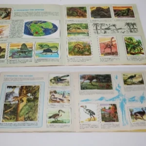 Άλμπουμ Prehistoric Animals Panini Συμπληρωμένο