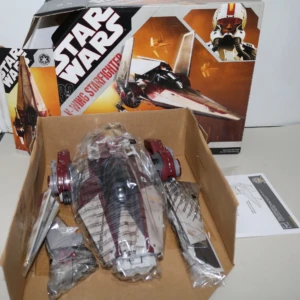 Star Wars V-wing Starfighter 30th Anniversary Hasbro 2007 Ανοίχτηκε Για Να Φωτογραφηθεί, Είναι Αχρησιμοποίητο